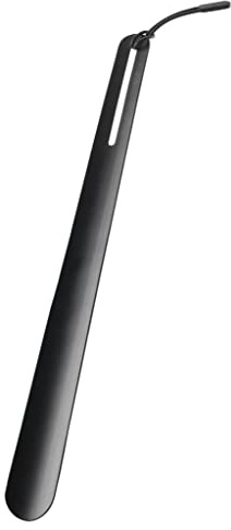 Zone Denmark A-Shoe Horn, skohorn, skohorn långt av metall, för upphängning, 45 x 4 cm, svart