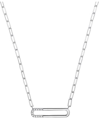 s.Oliver Damen-Kette 925er Silber 11 Zirkonia