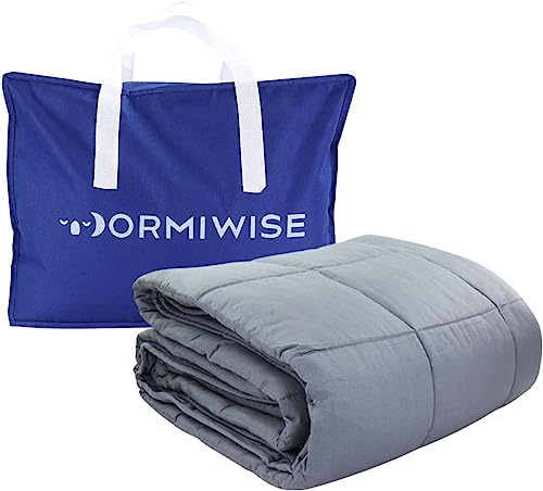 Dormiwise Manta de Peso 2 Personas 13 KG para un Mejor sueño - Manta ponderada - Edredón - Manta con Peso - 200x200CM