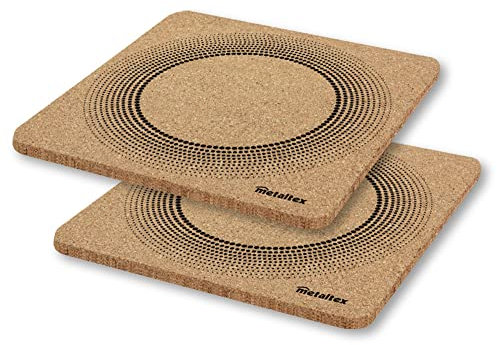 METALTEX 563608000 Kork Topfuntersetzer 2er-Set 20 x 20 cm