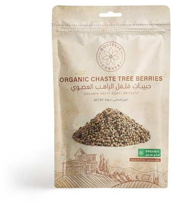 Holistic Corner Organic Chaste Tree Berries | 50g | 0.11lbs | 1.8oz