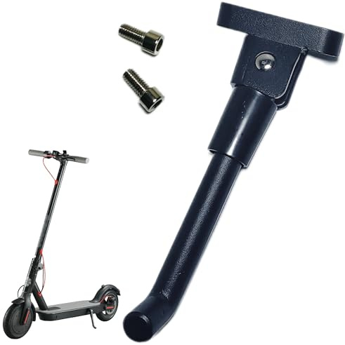 Syiyunran Scooterständer Standfuß Seitenständer Roller Stehen Füße - Schwarz 1pc Unterstützung bar Kickstand Elektrisches Zubehör Ersatz für Xiaomi M365 Basis mit Schrauben