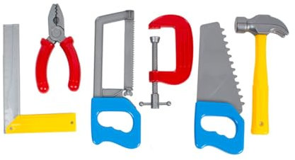 FANCY Werkzeug Set Kinder Zubehör Spielwerkzeug Spielzeug ab 3 4 5 Jahre Geschenke (Werkzeug Set)