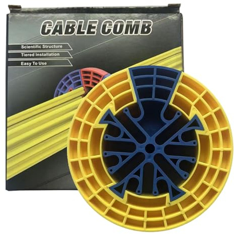 Cable Dresser - cablle comb | Cable Management Tool for Data Cable | Pull And Roll Cables Smoothly Networking Tools for Comb Any Cables or Wires Ethernet Cable Organizing Gadget