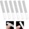 RAMGLYO 6 pièces Lime à Ongles en Verre Nano, Polisseur de Brilliance pour Ongles Naturels, Lime à Ongles avec Étui