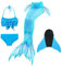 SPEEDEVE Fisch Tail zum Monoflosse Mädchen Bikini Cosplay
