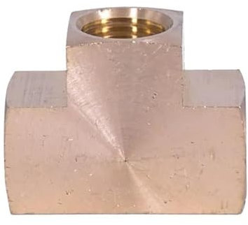 90-Grad-Rohrbogen – 1/8 Zoll, 1/4 Zoll, 3/8 Zoll, 1/2 Zoll NPT-Innengewinde, Messing-T-Stück, 3-Wege-Rohrbogen mit 90°-Bogen(Npt Female,SQUARE PIPE FITTINGS-1/4)
