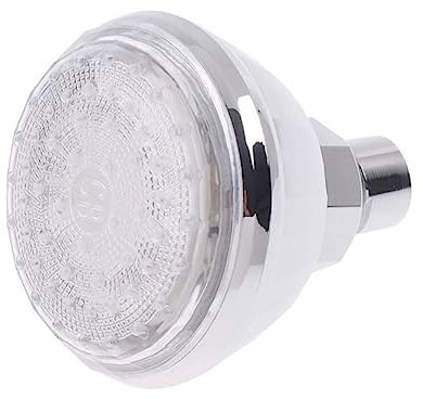 VILLCASE Led Duschkopf Mit Farbwechsel Licht Verchromt Korrosionsbeständig Hydraulisch Betrieben Mehrere Farben Wechseln Rostfreier Innenkern Energiesparend