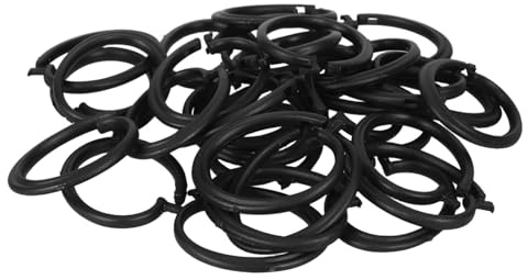FONDOTIN Ganci Per Tende in Plastica Da 30 Pezzi Per Gazebo e Baldacchini, Supporti Resistenti Al Vento e Alla Pioggia, Installazione Rapida Per Tende Da Esterno, Per Campeggio e Eventi All’aperto