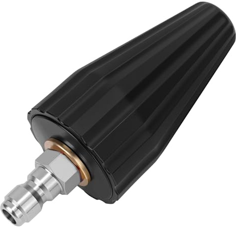 YUET Turbo Nozzle for Pressure Washer, 3600PSI Rotating Turbo Nozzle with 1/4 Quick Connect, Pressure Washer Cleaner Gun Nozzle Accessory