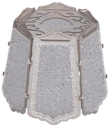 F Fityle Copertura per Treppiede da Campeggio, Accessorio per Lampade da Tavolo O a Sospensione, Argento