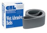 CRL 4 x 132 120 Grit Wet Abrasive Belts for Upright Belt Sanders- 5/Box