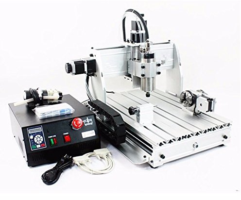 GOWE Mini CNC Milling Machine 4 Axis CNC Wood Router with 800W Water Cooling Spindle for Metal Cutting