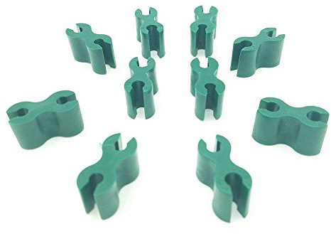 Plastic Mesh Joining Clips for Mesh, Flexipanel, Wire Panels. Fits 4 to 5mm Wire (Pack of 10)