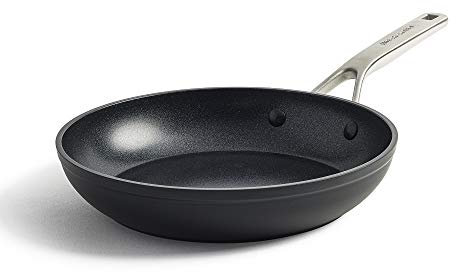 KitchenAid Forged Hardened 3-Layer German Engineered, Non-Stick 20 cm Frying Pan, Stainless Steel Handle, Induction, Oven Safe, Black