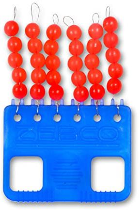 Zebco Premium Perlenstopper Angel-zubehör, rot, L