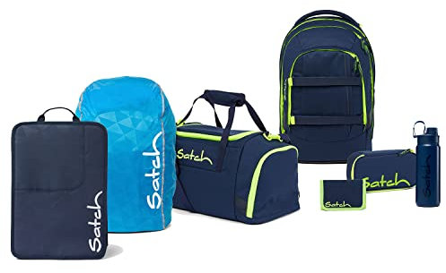 Satch Pack Schulrucksack Set 7tlg. Kollektor Edition (Toxic Yellow)