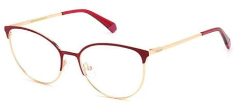 Polaroid Pld D443 IBJ/18 CHERRY GOLD Eyewear Women's Steel, Standard, 56