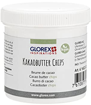 GLOREX 6 1602 020 Burro di cacao 100 g, naturale e vergan, per la produzione di cosmetici casa