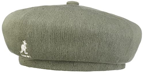 Kangol Bamboo Jax Baske Baskenmütze Damenbaske Damen - Winter Herbst Frühjahr Sommer Frühling-Sommer Herbst-Winter - XL (60-61 cm) Oliv