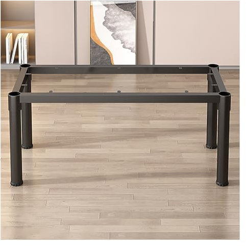 Tischbeine Metall,Tischgestell Tischfüße,Tischkufen Metall,Tisch Gestell Tisch Untergestell Möbelfüße Tischfüße,Möbelfüße Für Dein DIY Schreib,Couch,Wohnzimmer Oder Bartisch Projekt ( Color : Black ,