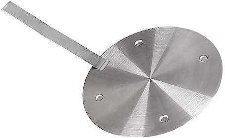Garneck Induction Hob Plate Stainless Steel Heat Transfer Plate Cook Ware Protector Detachable Handle Fast Meat Thawing