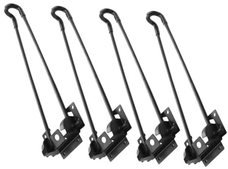 Housoutil 4er-Pack Möbelbeine Aus Eisen Haarnadel-tischbeine für Schreibtisch Esszimmer Nachttisch Faltbare Metallbeine Keine Schrauben für Einfache Montage