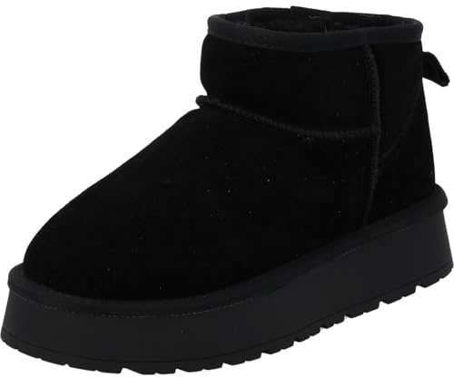 Palado Damen Stiefeletten Chinu by Sila Sahin – bequeme Boots aus Leder - warm gefütterte Stiefel - modische Winterschuhe