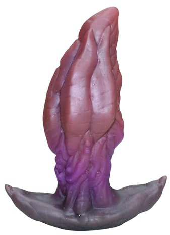 AMAZBEE Silicone Wearable Anal Dildo Plug avec poignée en T, Grand masturbateur unisexe anale arrière-cour en 4 tailles, Buttplug sex toy pour hommes femmes (S)