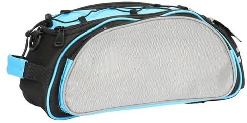keynoyin Mountainbike Mehrzweck Gepäckträgertasche, Fahrradausrüstung Hecktasche Fahrrad Packtasche - Blaugrau (kein Etikett) - Packtasche