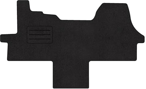 Fußmatten Velours Autoteppich passend für Citroen Jumper II Satz schwarz