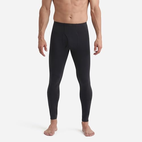 DIM Herr – termiska leggings x 1 | långa varma och andningsbara underkläder | stretchbomull | andra mjuk hud | Oeko-Tex certifierad
