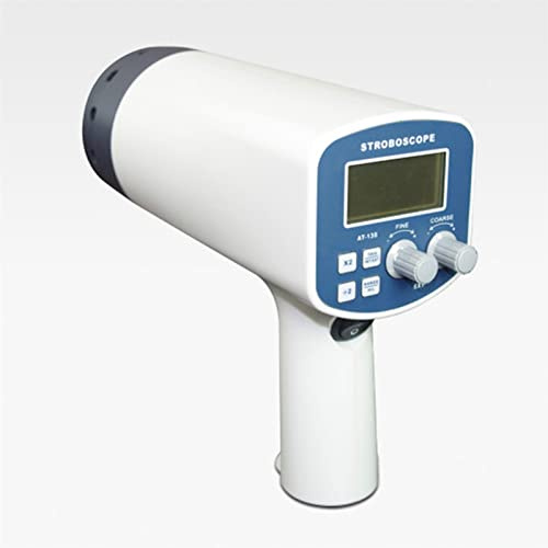 Stroboscope, Stroboscope numérique haute résolution AT-135A Fréquence de mouvement Motor Speed ​​Speeter METTER NON Contact Mesure Speed ​​Analyzer for Gear Print Spin