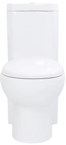 Genérico Inodoro WC de Esquina cerámica Blanco,Bricolaje,Fontanería,Piezas para fontanería,Baños y bidés,Baños-141133