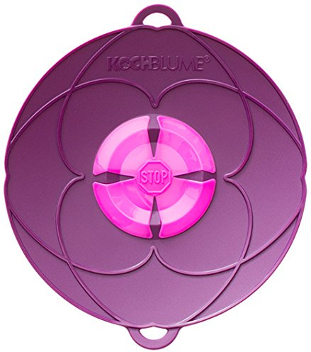 Kochblume Topfdeckel Blumenform XXS, Silikon, Lila, 16,5 cm