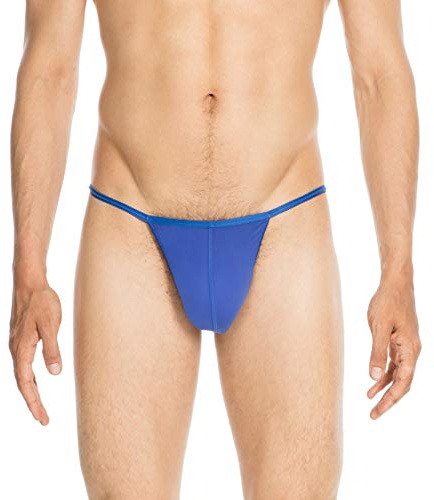 HOM Uomini G-String, Plume, 359931, S, M, L, XL - Vari Colori: Color: Blue | Size: Small