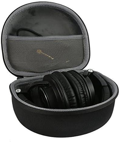 co2CREA Estuche para Audio-Technica ATH-M50X M40X Auriclares Profesionales | Funda Solo, Compatibile con M30X M50 M40 M30 M50XGM, Estuche de EVA Antiimpacto con Asa para Viajes al Aire Libre