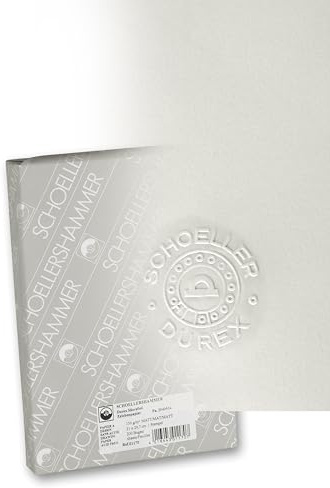 Schoellershammer Weißes Zeichenpapier Duria, Matt, A3, 200 g/m², 100 Blatt