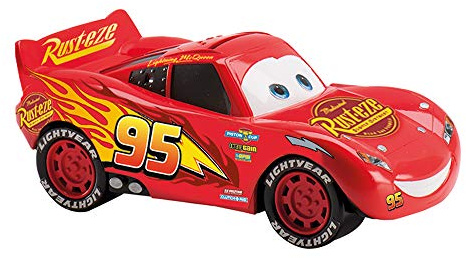 Dekora 204012 Disney Cars Lightning McQueen Kinder Spardose mit Scheine aus Esspapier, rot