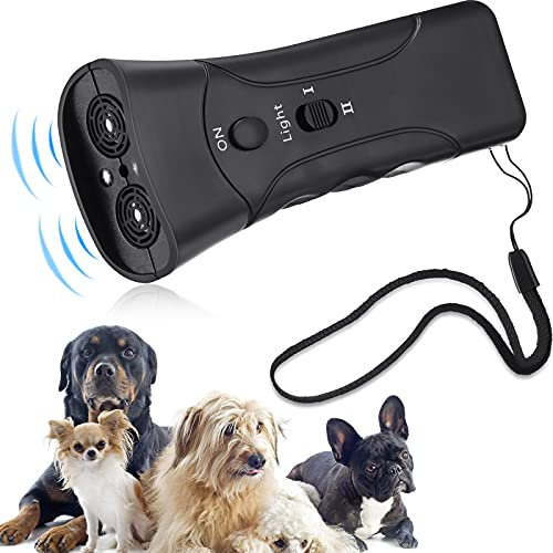 Frienda Anti Bell Gerät für Hunde Handheld Ultraschall Hundeabwehr Antibell Gerät Hunderindenstopper für Kleine Große Hunde Innen Außenbereich