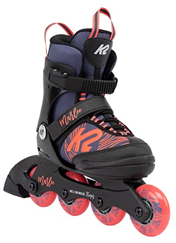 K2 Mädchen Marlee Roller Skate Purple - Coral,S (EU: 29-34 / cm: 16-20 / US: 11-2)