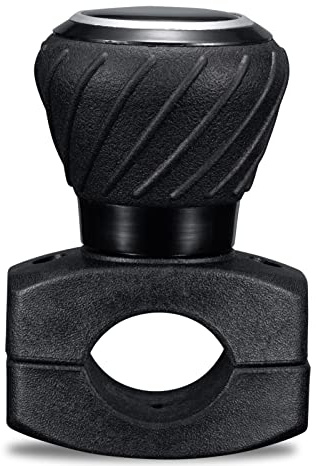 Spurtar Lenkradknauf für Traktor, Schwarz, passend für Umfang 8,1 - 10,9 cm | Auto-Lenkrad-Hilfe, Drehknopf, Autos, Sattelwagen, Gabelstapler, Traktoren, Boot und Golfwagen