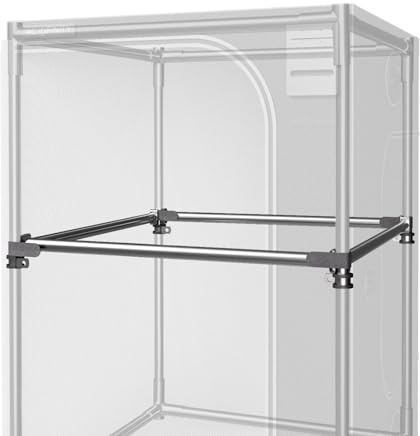 AC Infinity Heavy-Duty Grow Tent Mounting Bars 120x120cm, High Airflow CFM Kit Prevents Walls from Sucking in, Trellis and Supplemental Lights Mounting for All 48 x 48 Indoor Grow Tents