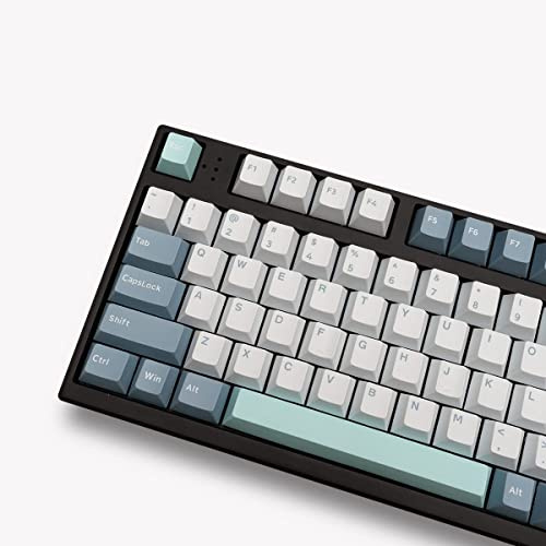 168 Tasten Shoko Blue Keycaps Set PBT Doubleshot Cherry Profile für Cherry MX Gateron Kailh Mechanische Tastaturen