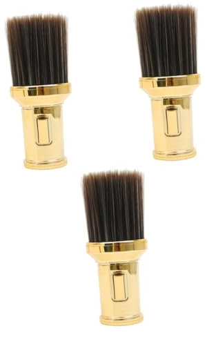 DOITOOL 3pcs Hair Cleaner Brush for Hairdressing Cleaning Broken Hair Removal Brush Neck Duster Barber Supplies Cleaning