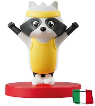 FABA Klangfigur – Olympia und der Sportgeist – Geschichten und Klangmärchen für Jungen und Mädchen 5-10 Jahre, Spielzeug mit pädagogischem Inhalt, italienische Version