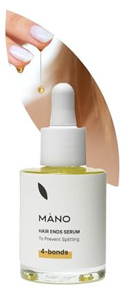 Haarspitzen Serum gegen Spliss – 4-Bonds Technologie, ohne Silikone, für gesunde, glänzende und geschmeidige Spitzen, reich an pflanzlichen Ölen, Avocado-, Argan- und Jojoba-Öl, für alle Haartypen