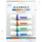 Nasal Stick 4 Pack, Tubes d'inhalation nasale portable, Soulagement Rapide d'un Nez Bouché, Pour les voyages et pour augmenter la concentration et nettoyer les passages nasaux