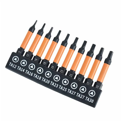 Schraubendreher-Dreieck-Bits, bequemer Griff für reduzierte Ermüdung der Hand, ideal für Reparaturen im Haushalt, 10 Stück