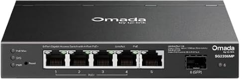 TP-Link Omada SG2206MP switch di rete L2 Gigabit Ethernet (10/100/1000) Supporto Power over Ethernet (PoE)